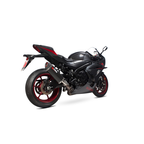 Scorpion Exhaust Suzuki GSX-R1000 2017 - 2018 Serket Parallel Slip-on Black Ceramic Coated Sleeve